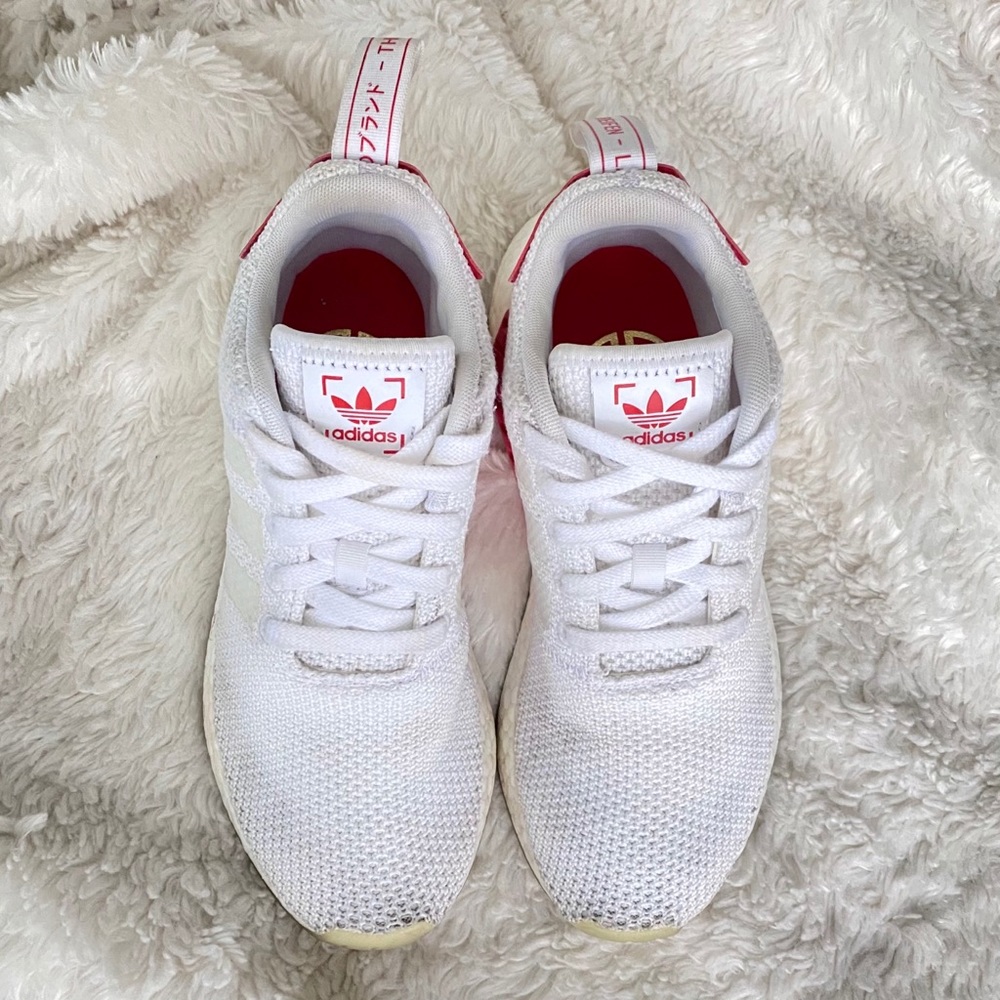 Adidas Men’s NMD R2 CNY White Chinese Sneakers - Picture 6 of 14